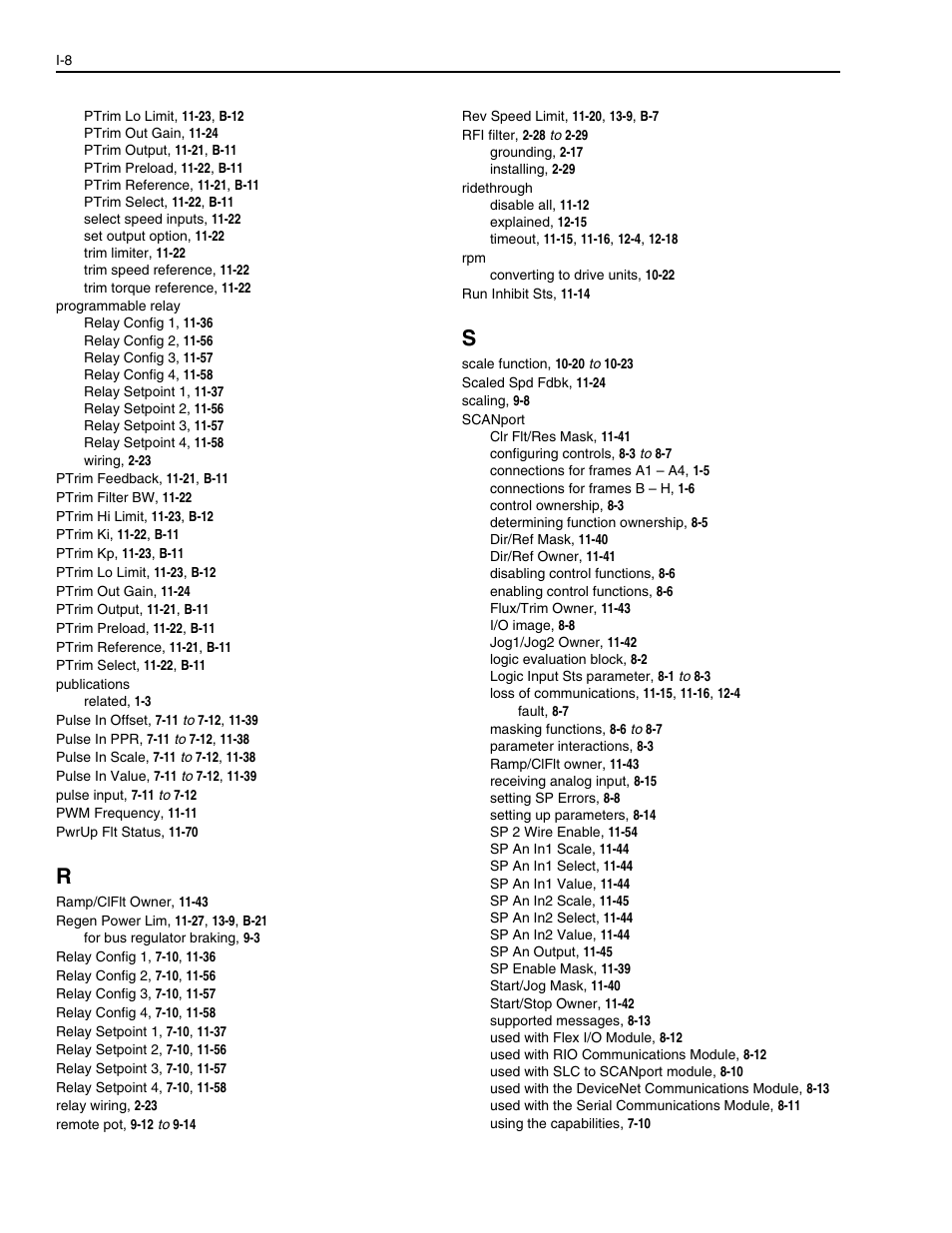 Rockwell Automation 1336E IMPACT Adjustable Frequency AC Drive User Manual V 1-4.XX User Manual | Page 416 / 419