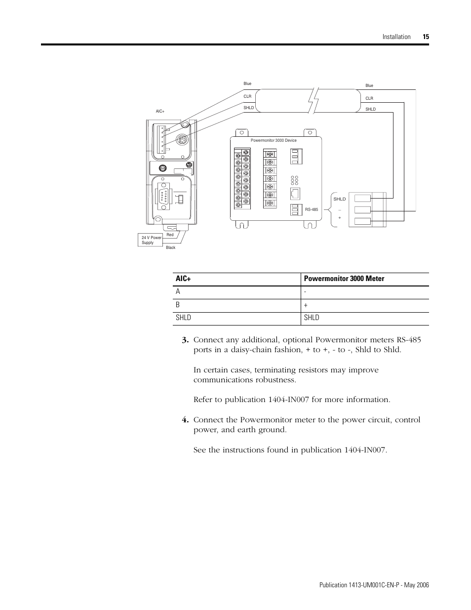 Rockwell Automation 1413-ME-PEA Capacitor Bank Controller - Series B User Manual | Page 17 / 72