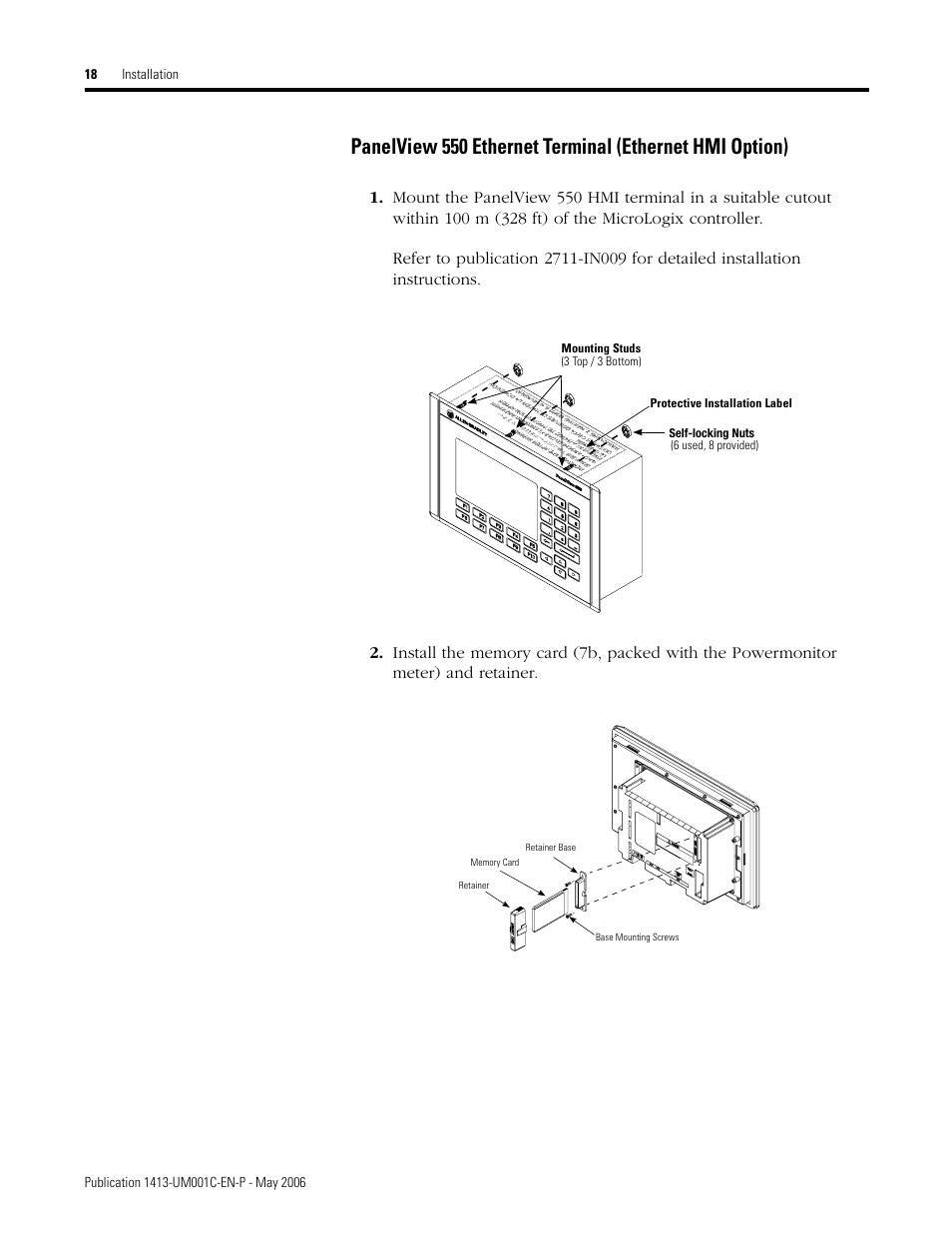 Rockwell Automation 1413-ME-PEA Capacitor Bank Controller - Series B User Manual | Page 20 / 72