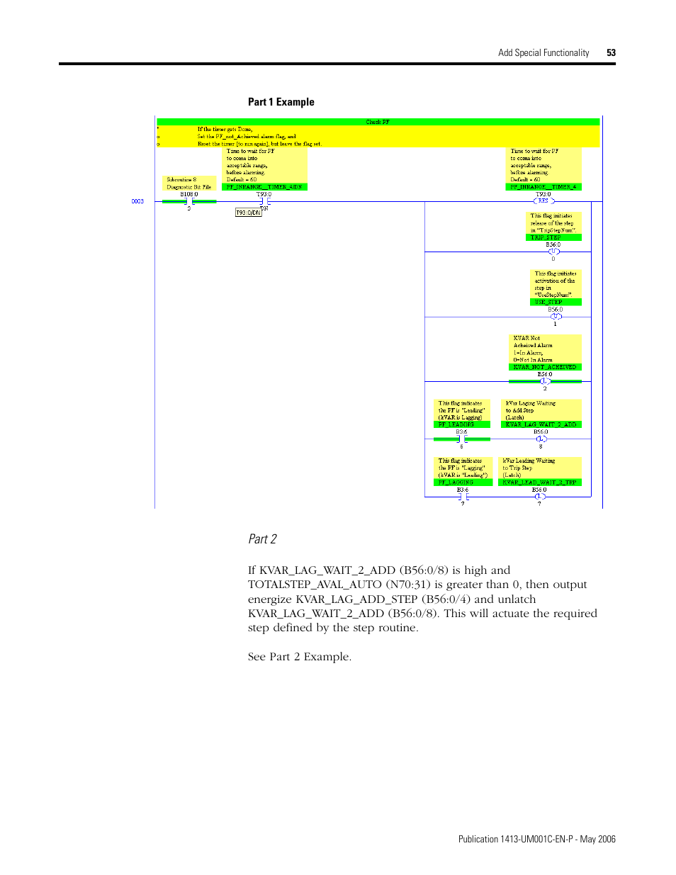 Rockwell Automation 1413-ME-PEA Capacitor Bank Controller - Series B User Manual | Page 55 / 72