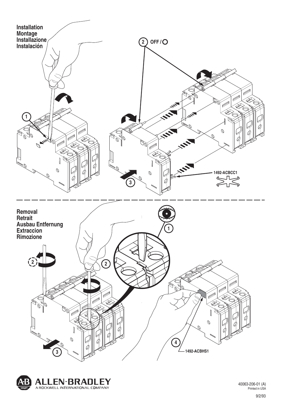 Rockwell Automation 1492 Accessory Modules For Circuit Breakers User Manual | Page 2 / 2