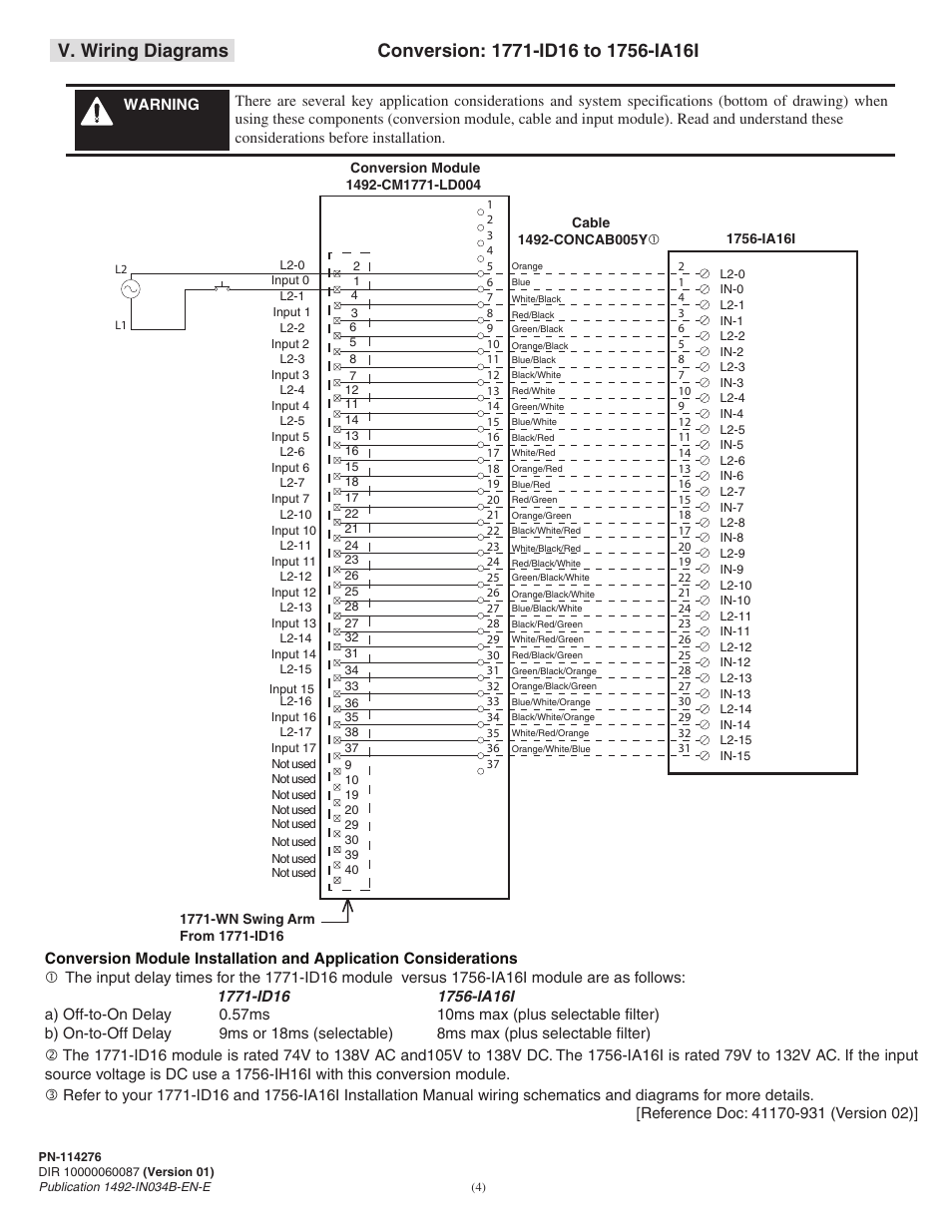 Rockwell Automation 1492-CM1771-LD004 Field Conversion Module User Manual | Page 4 / 6