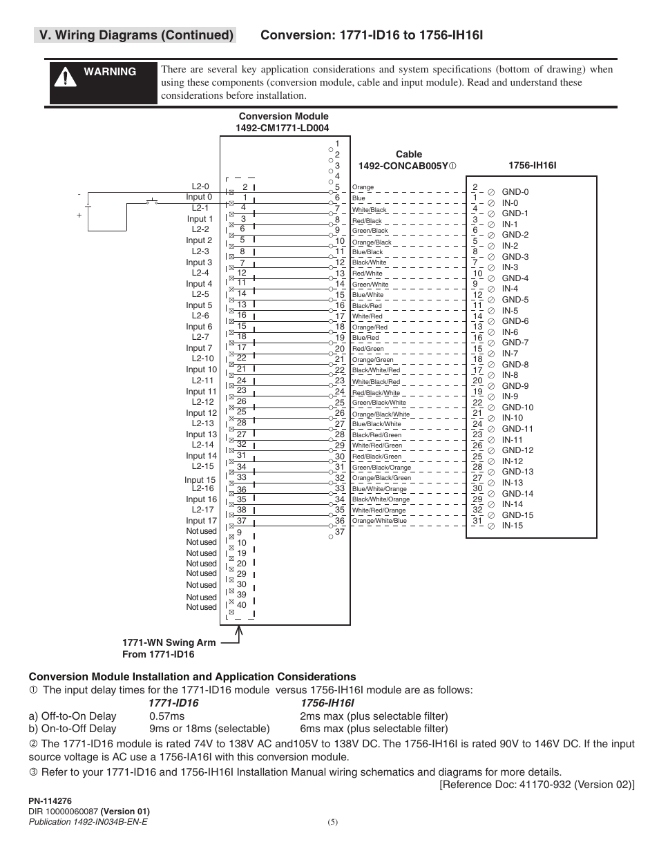 Rockwell Automation 1492-CM1771-LD004 Field Conversion Module User Manual | Page 5 / 6