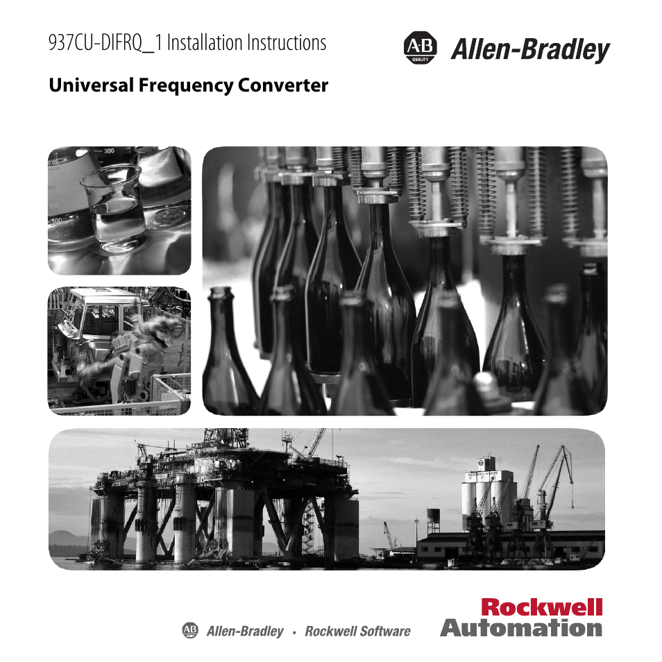Rockwell Automation 937CU-DIFRQ_1 Universal Frequency Converter Installation Instructions User Manual | 36 pages