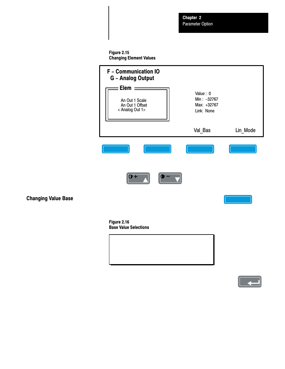 Changing value base | Rockwell Automation 1201 GRAPHIC PROGRAM TERM 3.XX User Manual | Page 22 / 64