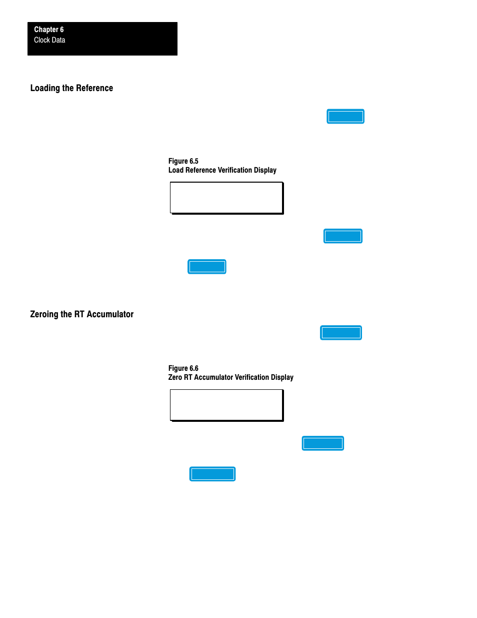 Loading the reference, Zeroing the rt accumulator | Rockwell Automation 1201 GRAPHIC PROGRAM TERM 3.XX User Manual | Page 45 / 64