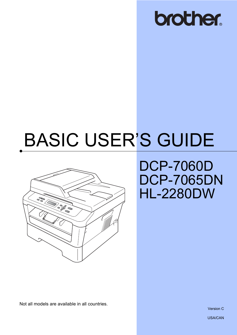 Brother DCP-7065DN User Manual | 116 pages