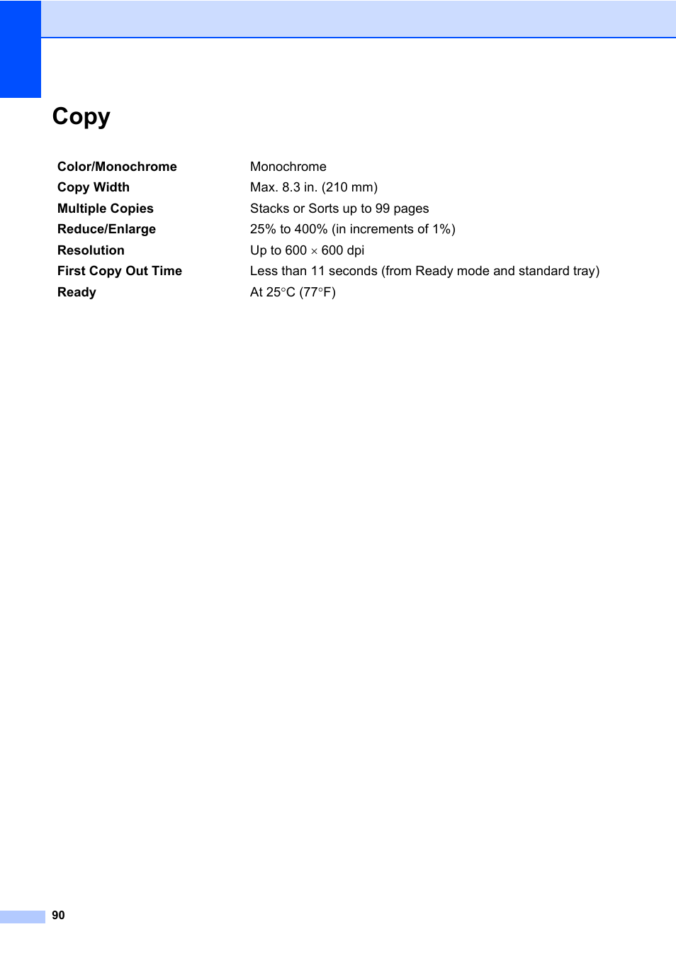 Copy | Brother DCP-7065DN User Manual | Page 104 / 116