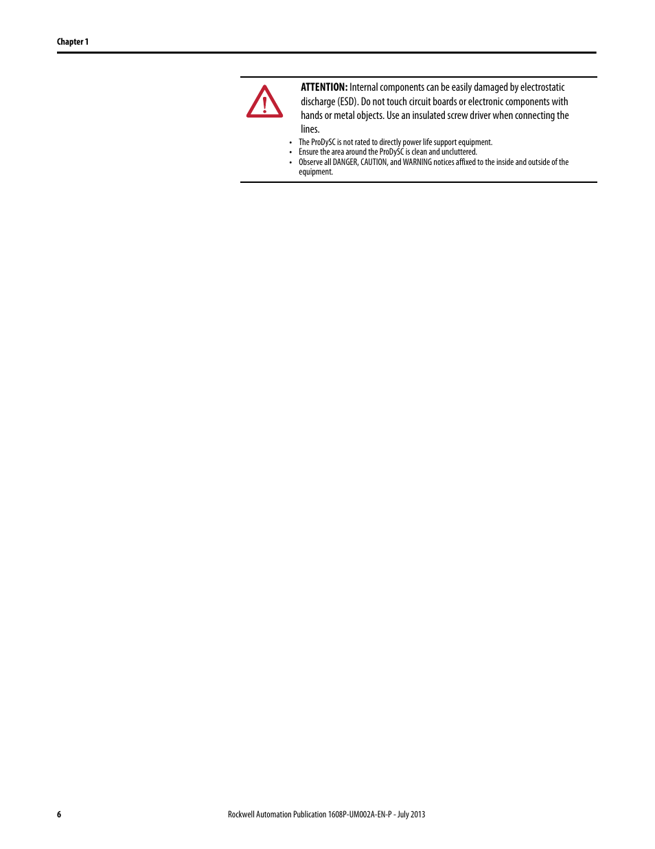 Rockwell Automation 1608P ProDySC User Manual, 100/110 A User Manual | Page 6 / 40