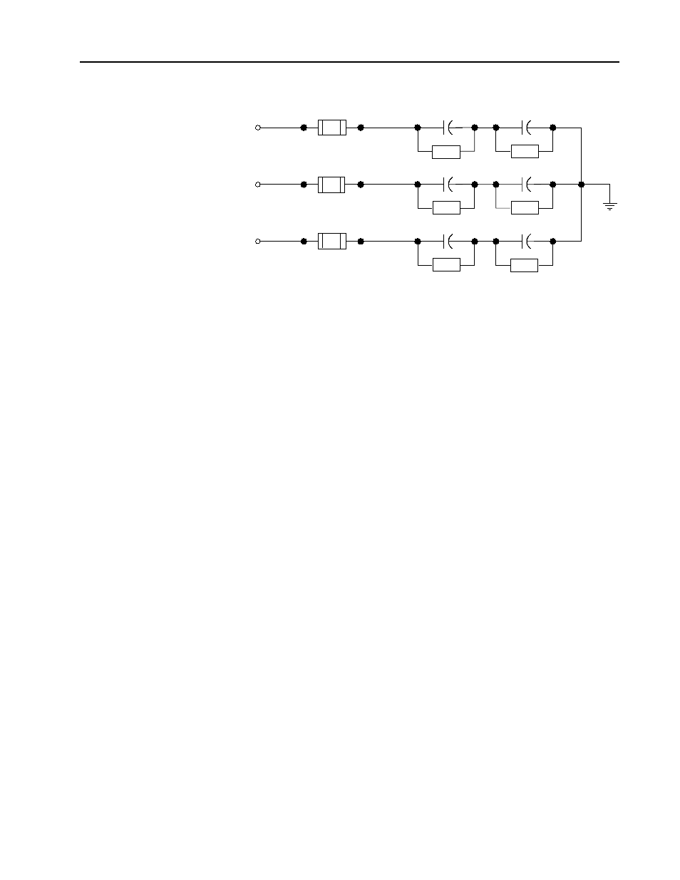 Wiring diagram, Replacement parts, Wiring diagram replacement parts | Rockwell Automation 1397 400-600HP AC Line Filter Kit Inst. User Manual | Page 6 / 6