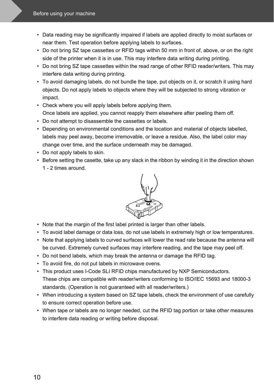 Brother P-touch RL-700S User Manual | Page 10 / 181