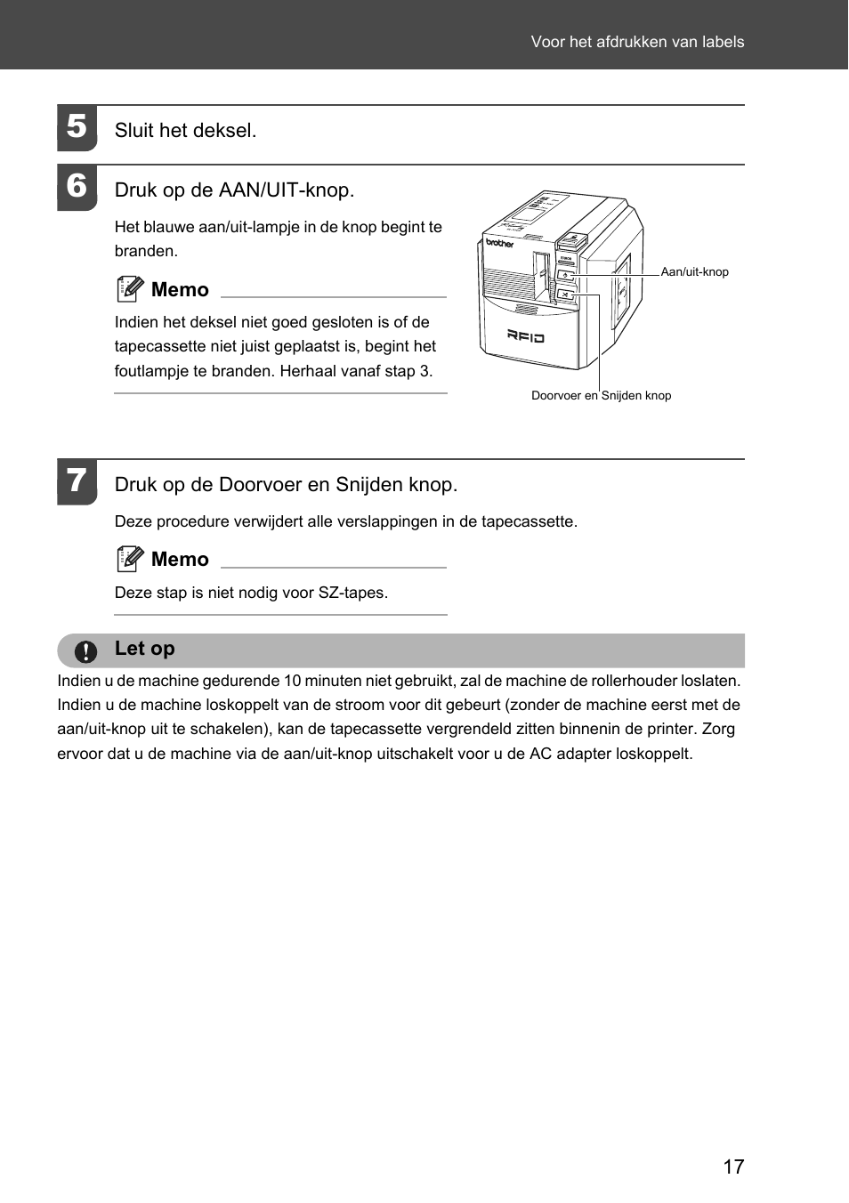 Brother P-touch RL-700S User Manual | Page 107 / 181