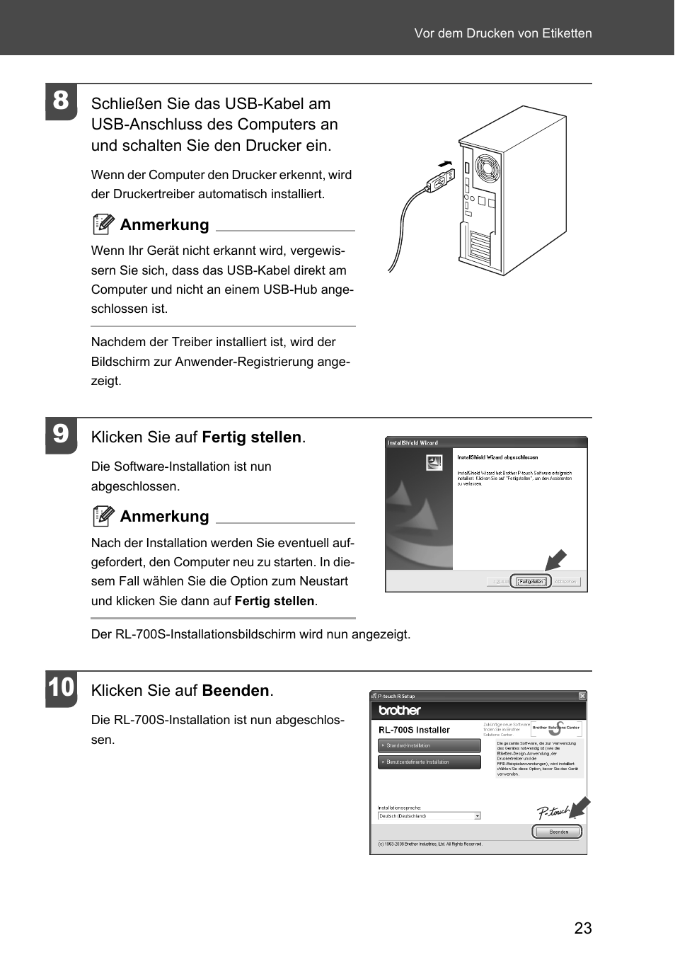 Brother P-touch RL-700S User Manual | Page 158 / 181