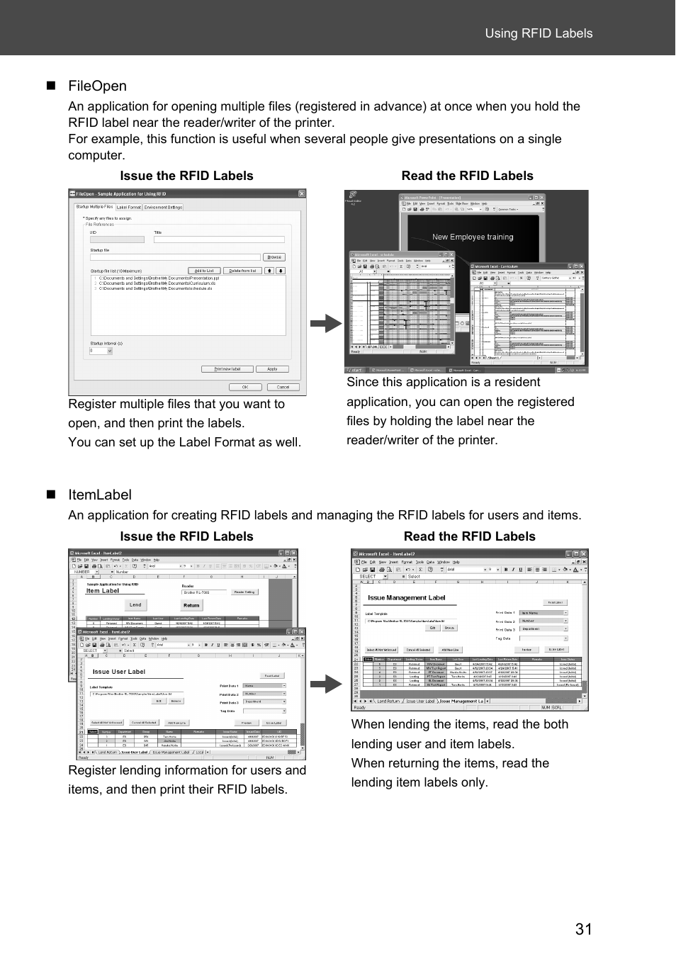 Brother P-touch RL-700S User Manual | Page 31 / 181