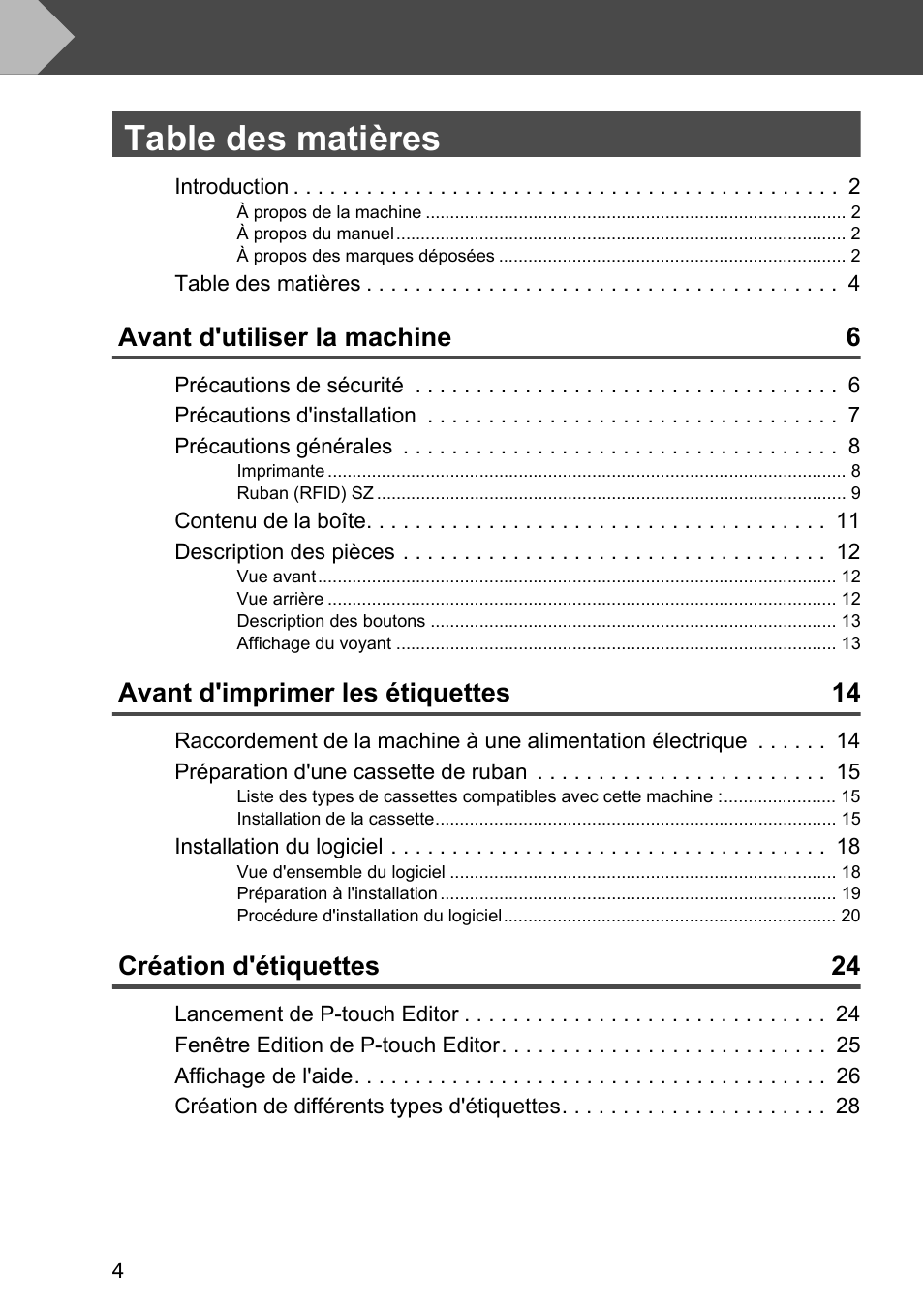 Brother P-touch RL-700S User Manual | Page 49 / 181