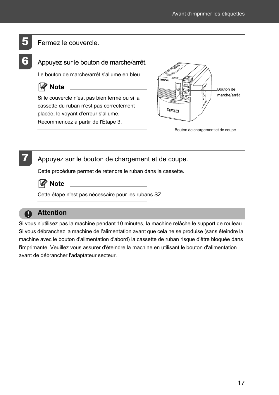 Brother P-touch RL-700S User Manual | Page 62 / 181