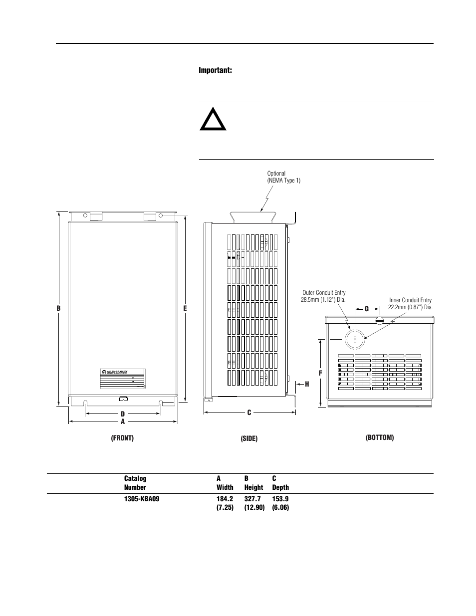 Rockwell Automation 1305 DYNAMIC BRAKES User Manual | Page 8 / 12