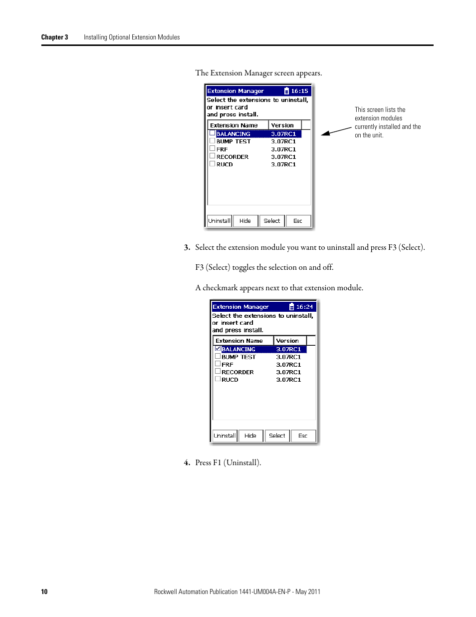 Rockwell Automation 1441-DYN25-MBAL Balancing Extension Module for the Dynamix 2500 User Manual | Page 10 / 68