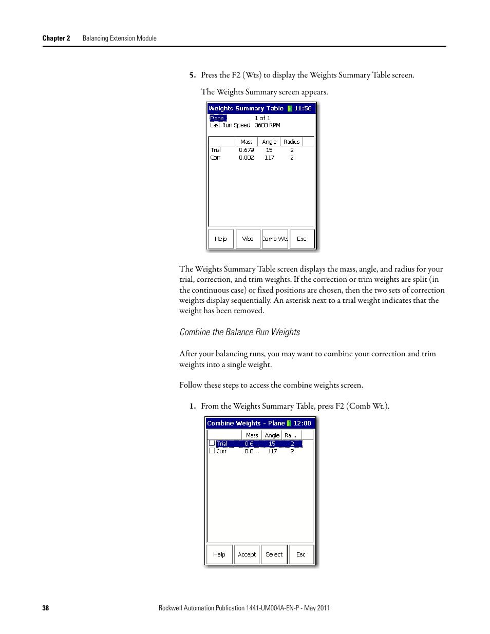 Rockwell Automation 1441-DYN25-MBAL Balancing Extension Module for the Dynamix 2500 User Manual | Page 38 / 68