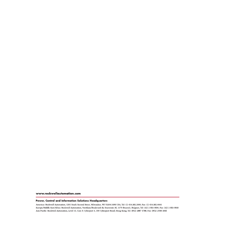 Back cover | Rockwell Automation 1336-GM6 Enhanced DeviceNet Communications Module User Manual | Page 172 / 172