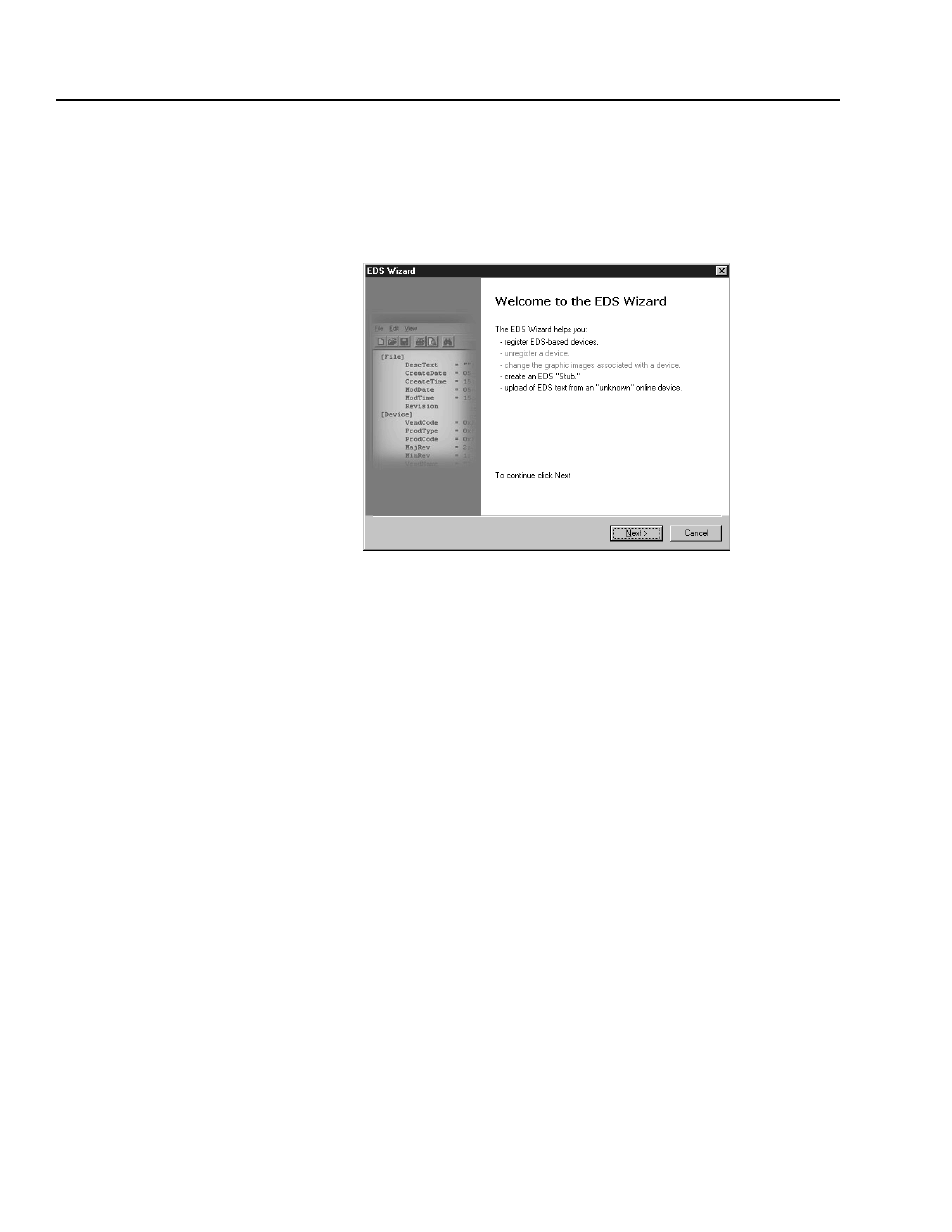 Creating an eds file, Creating an eds file -4 | Rockwell Automation 1336-GM6 Enhanced DeviceNet Communications Module User Manual | Page 52 / 172