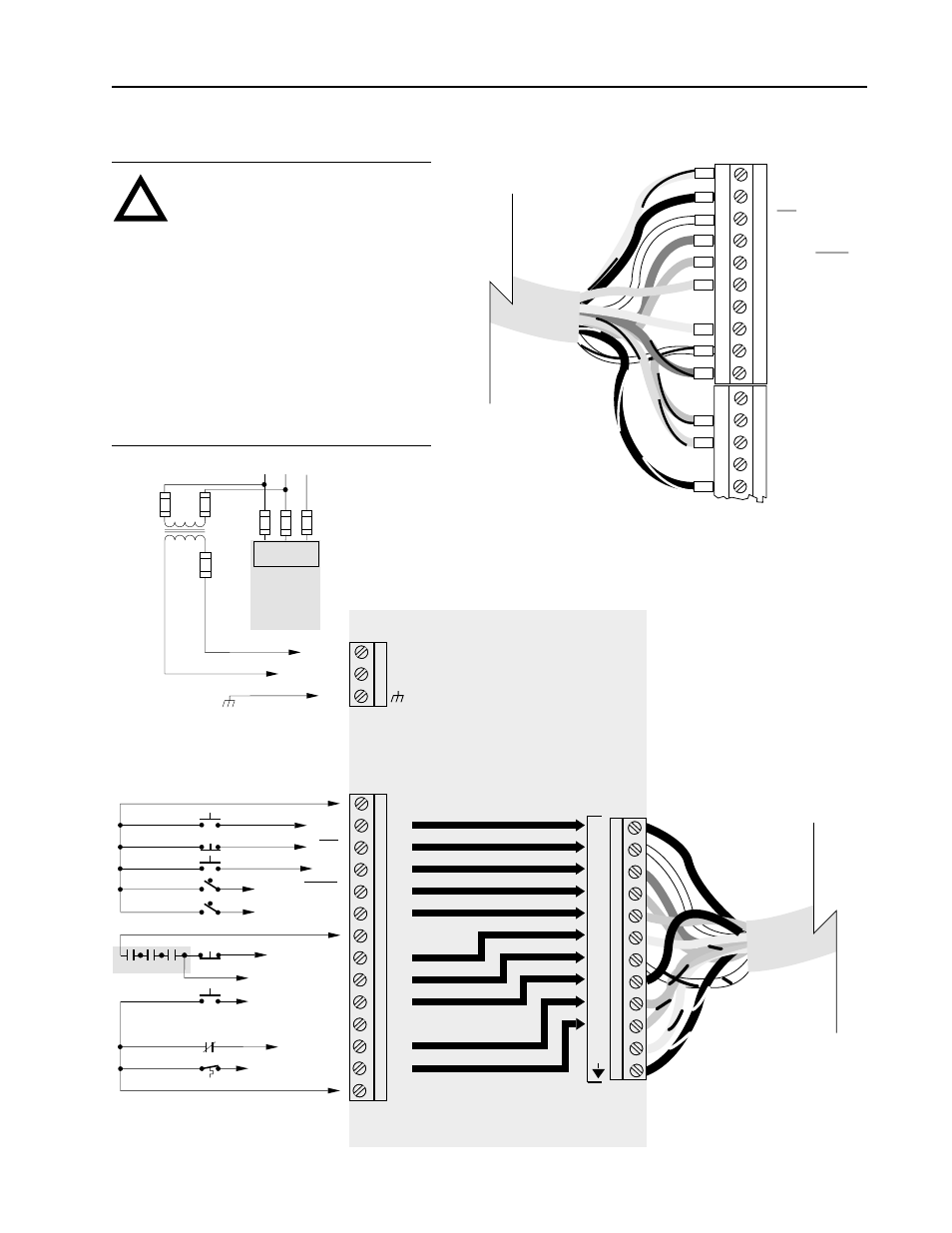 Wiring | Rockwell Automation 1397 115V AC Control Interface Card Inst. User Manual | Page 3 / 8