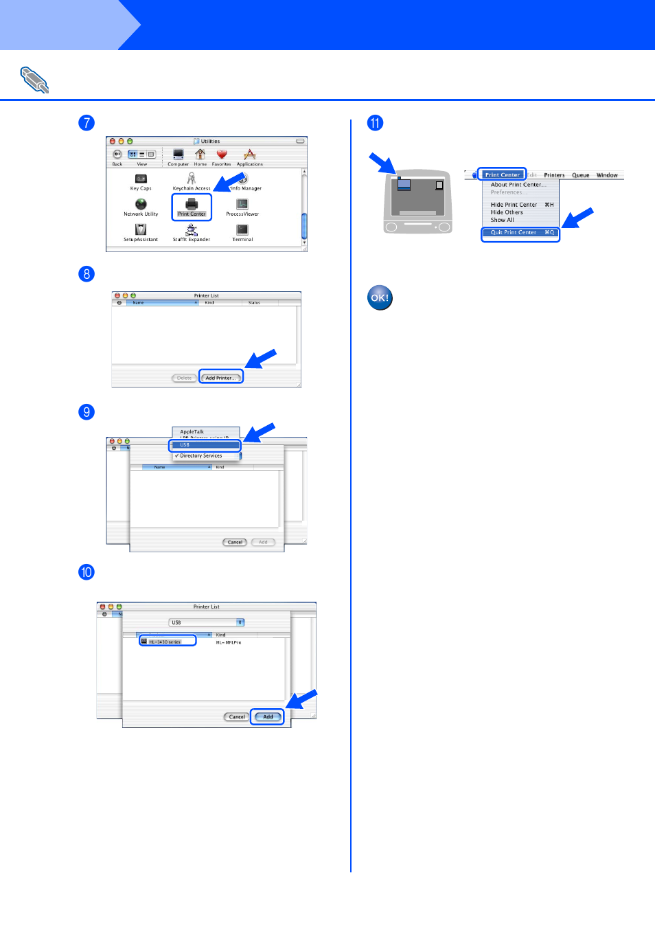 Step 2, Installing the driver | Brother HL-1430 User Manual | Page 20 / 23