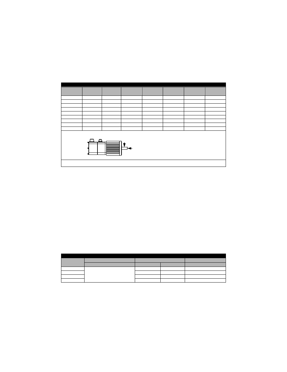 Motor radial load force ratings, Brake motor application guidelines, Brake specifications | Rockwell Automation 1398 N-Series Brushless Servo Motor Manual User Manual | Page 10 / 12