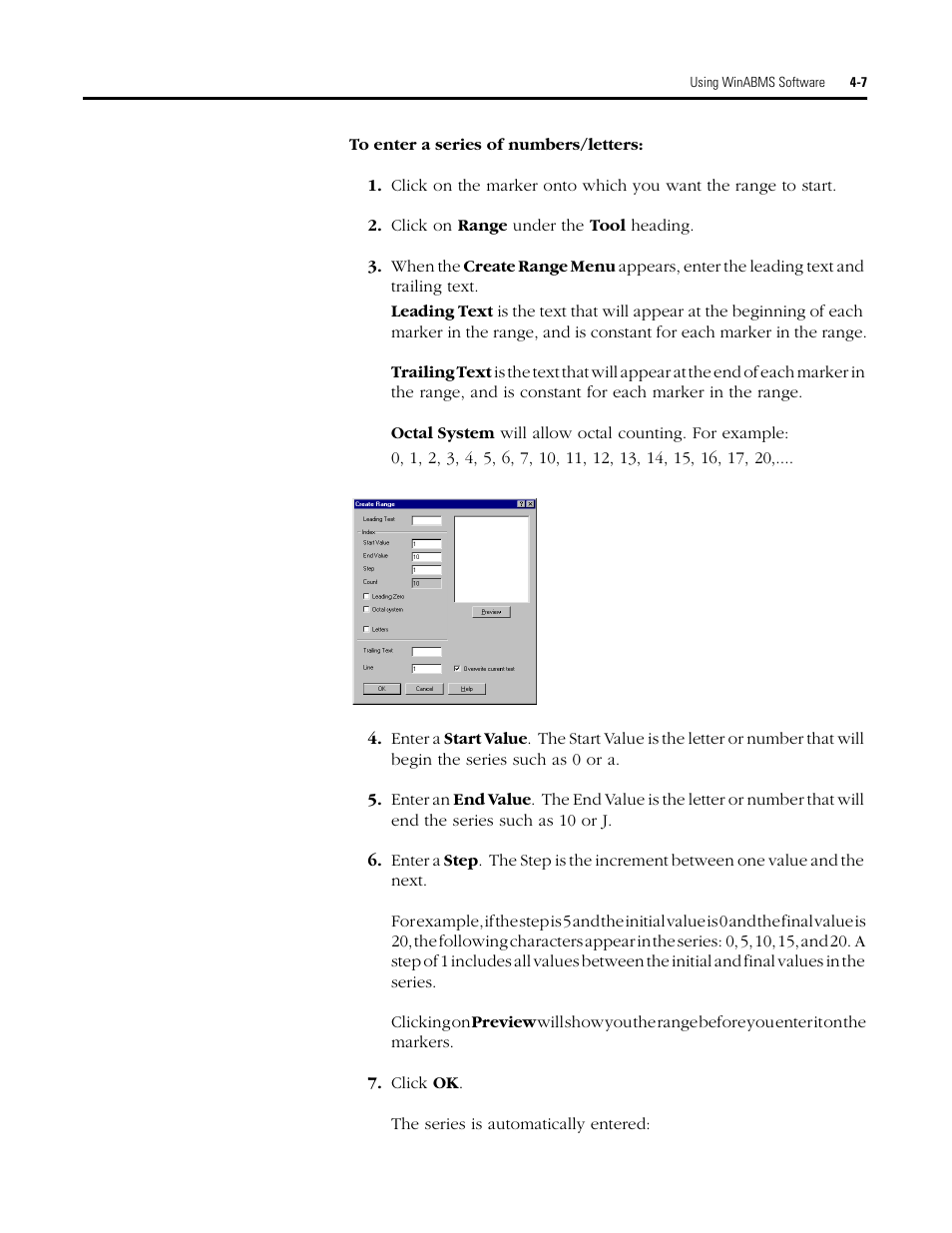 Rockwell Automation 1492 WinABMS Marking System Software User Manual | Page 34 / 58