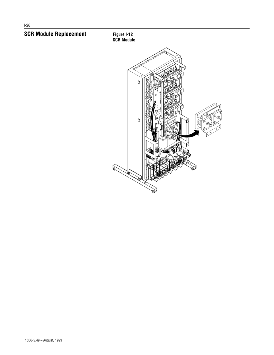 Scr module replacement, I-26 | Rockwell Automation 1336-SN-SP19A Snubber Board Kit, 1336-SN-SP19A User Manual | Page 26 / 28