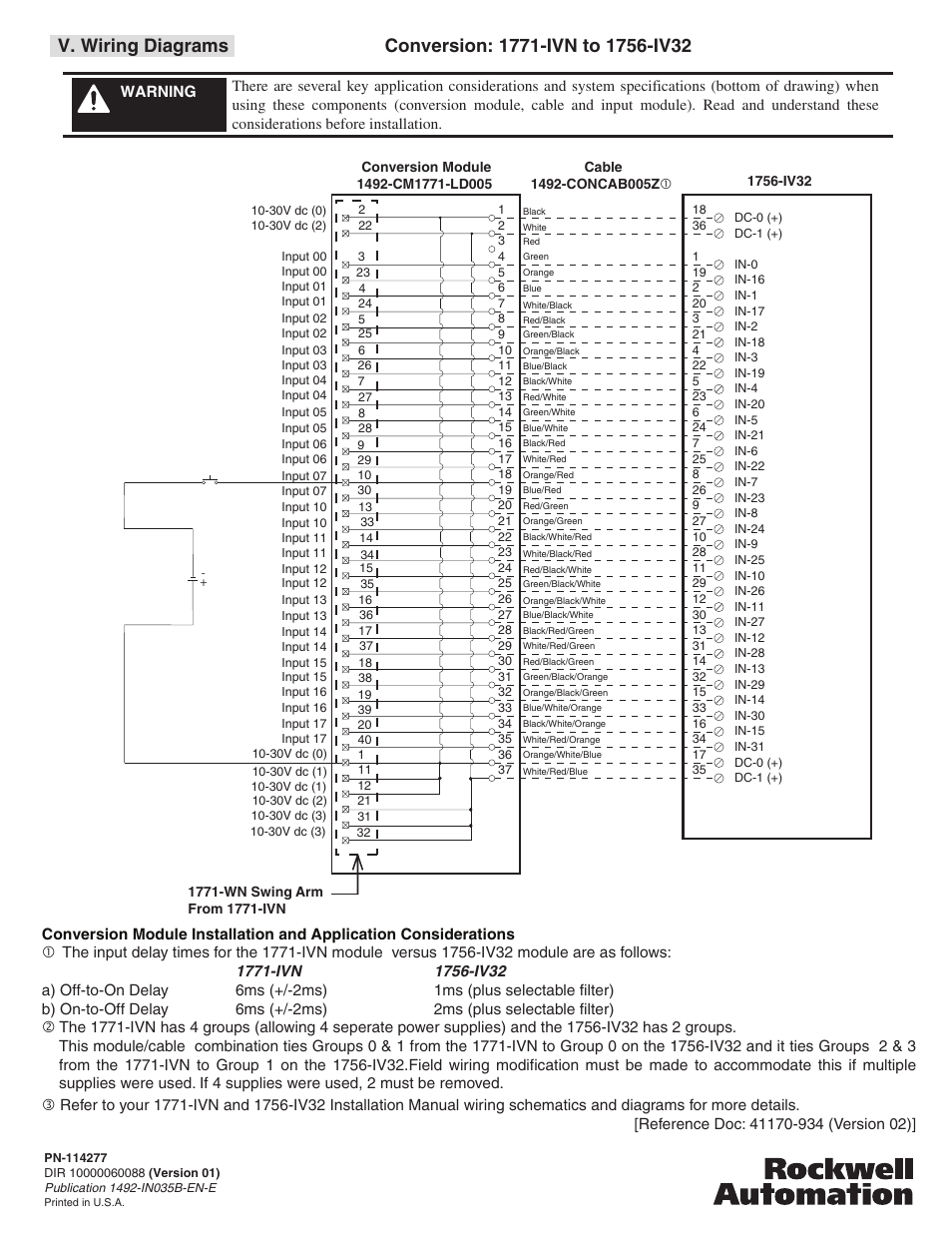 Rockwell Automation 1492-CM1771-LD005 Field Conversion Module User Manual | Page 4 / 4