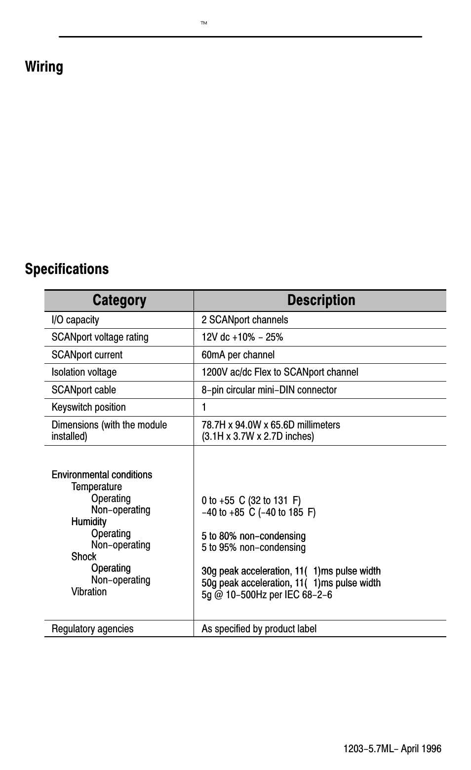 Rockwell Automation 1203-FB1 FLEX I/O SCANport Base User Manual | Page 5 / 7