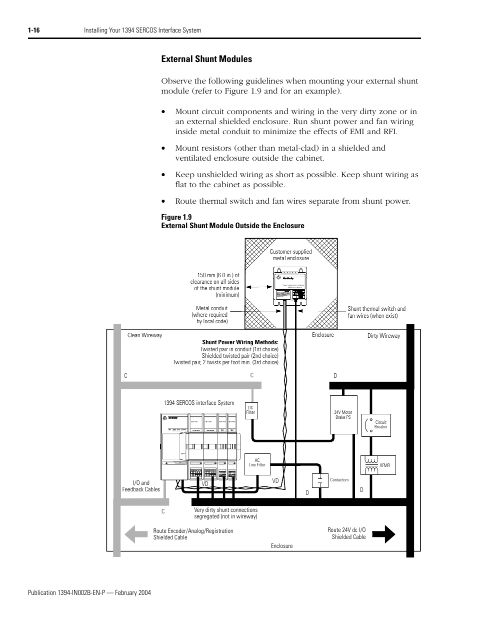 External shunt modules | Rockwell Automation 1394 SERCOS Interface Multi-Axis Motion Control System Installation Manual User Manual | Page 26 / 147