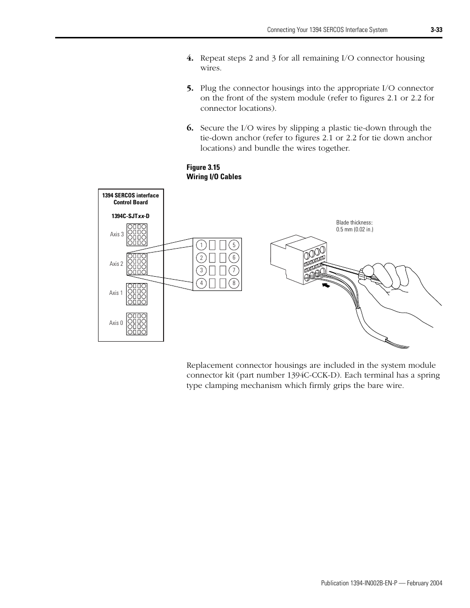 Figure 3.15 | Rockwell Automation 1394 SERCOS Interface Multi-Axis Motion Control System Installation Manual User Manual | Page 87 / 147