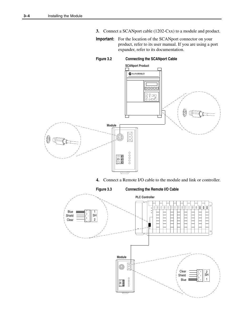 Rockwell Automation 1336-GM1 Remote I/O Communications Module User Manual | Page 34 / 96
