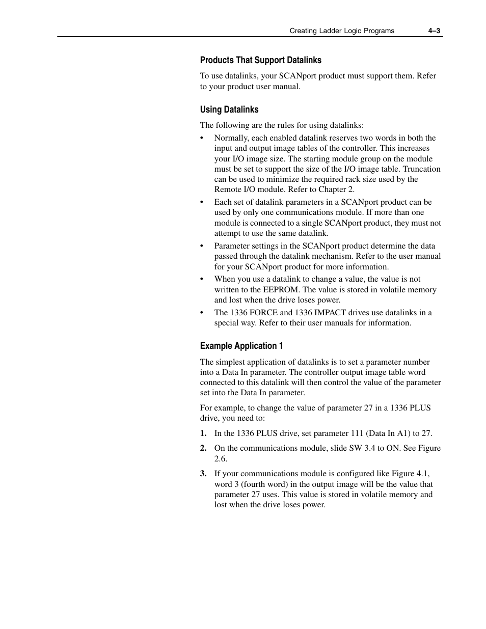 Rockwell Automation 1336-GM1 Remote I/O Communications Module User Manual | Page 41 / 96
