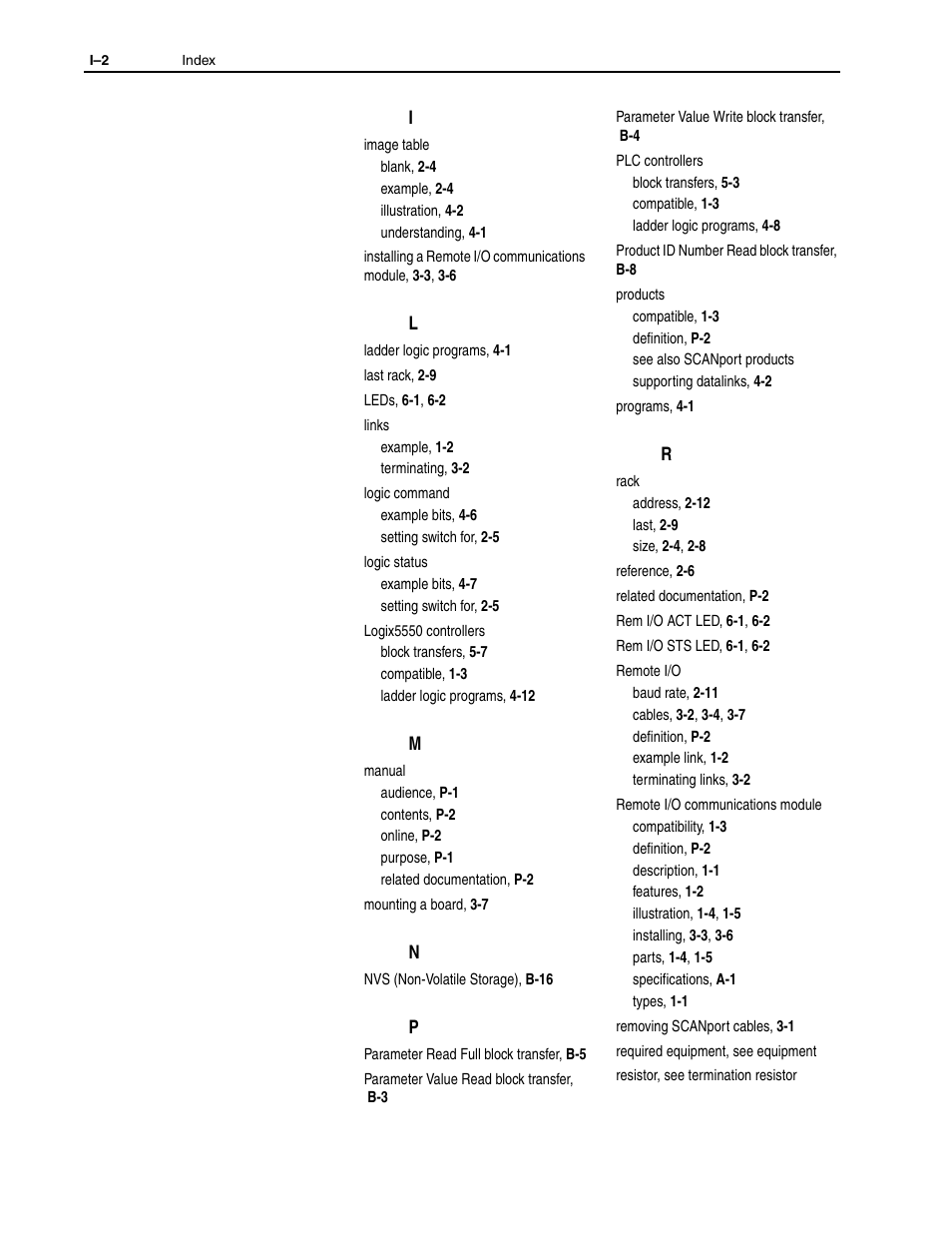 Rockwell Automation 1336-GM1 Remote I/O Communications Module User Manual | Page 90 / 96