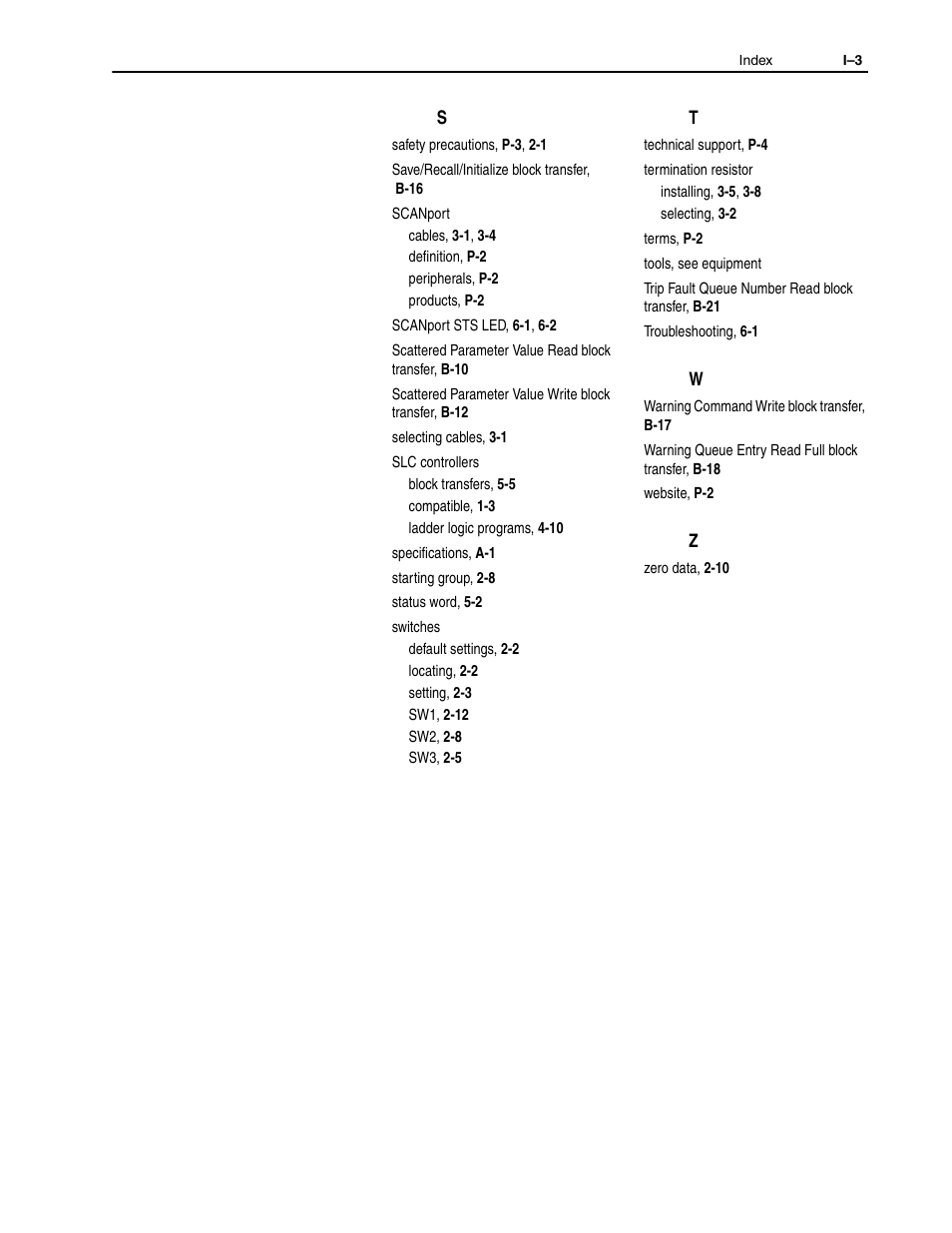 Rockwell Automation 1336-GM1 Remote I/O Communications Module User Manual | Page 91 / 96