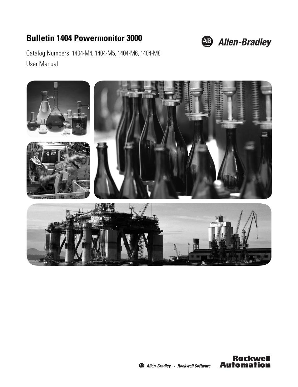 Rockwell Automation 1404-M4_M5_M6_M8 Powermonitor 3000 User Manual, Firmware rev. 3.0 or LATER User Manual | 356 pages
