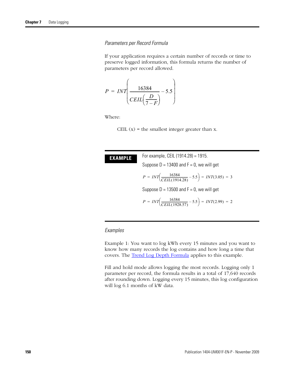Rockwell Automation 1404-M4_M5_M6_M8 Powermonitor 3000 User Manual, Firmware rev. 3.0 or LATER User Manual | Page 150 / 356