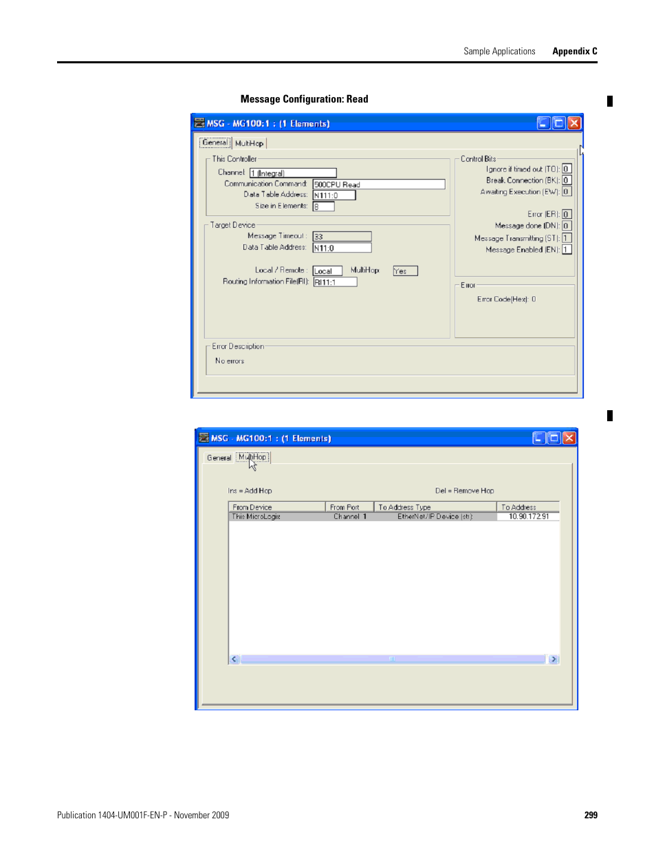 Rockwell Automation 1404-M4_M5_M6_M8 Powermonitor 3000 User Manual, Firmware rev. 3.0 or LATER User Manual | Page 299 / 356