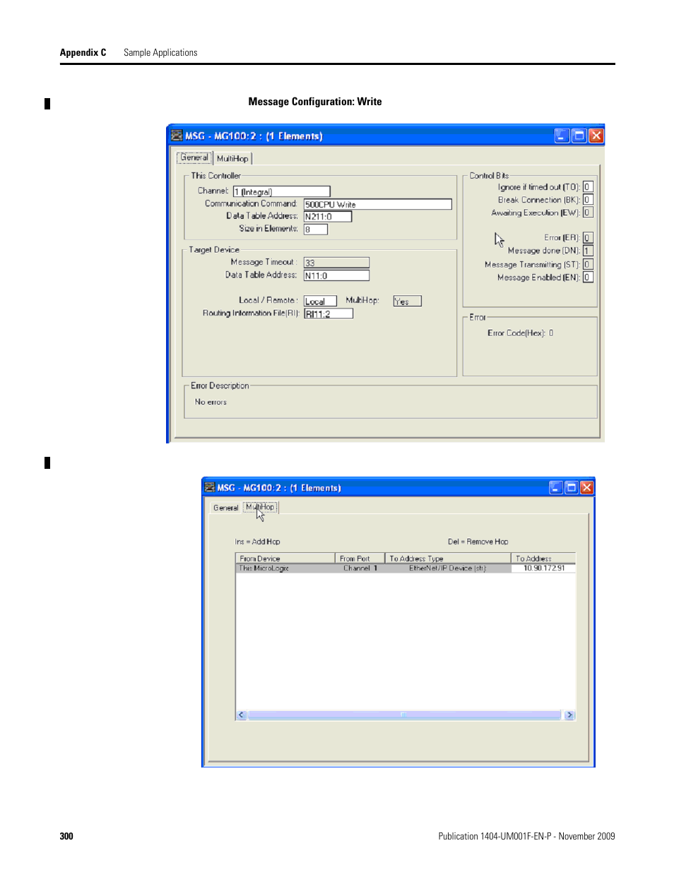 Rockwell Automation 1404-M4_M5_M6_M8 Powermonitor 3000 User Manual, Firmware rev. 3.0 or LATER User Manual | Page 300 / 356