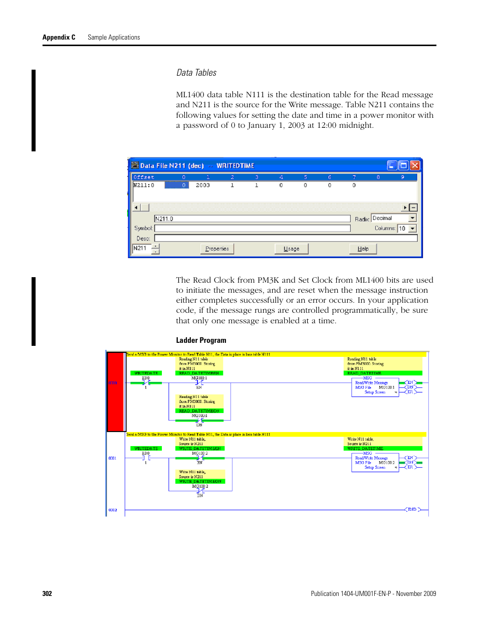 Rockwell Automation 1404-M4_M5_M6_M8 Powermonitor 3000 User Manual, Firmware rev. 3.0 or LATER User Manual | Page 302 / 356