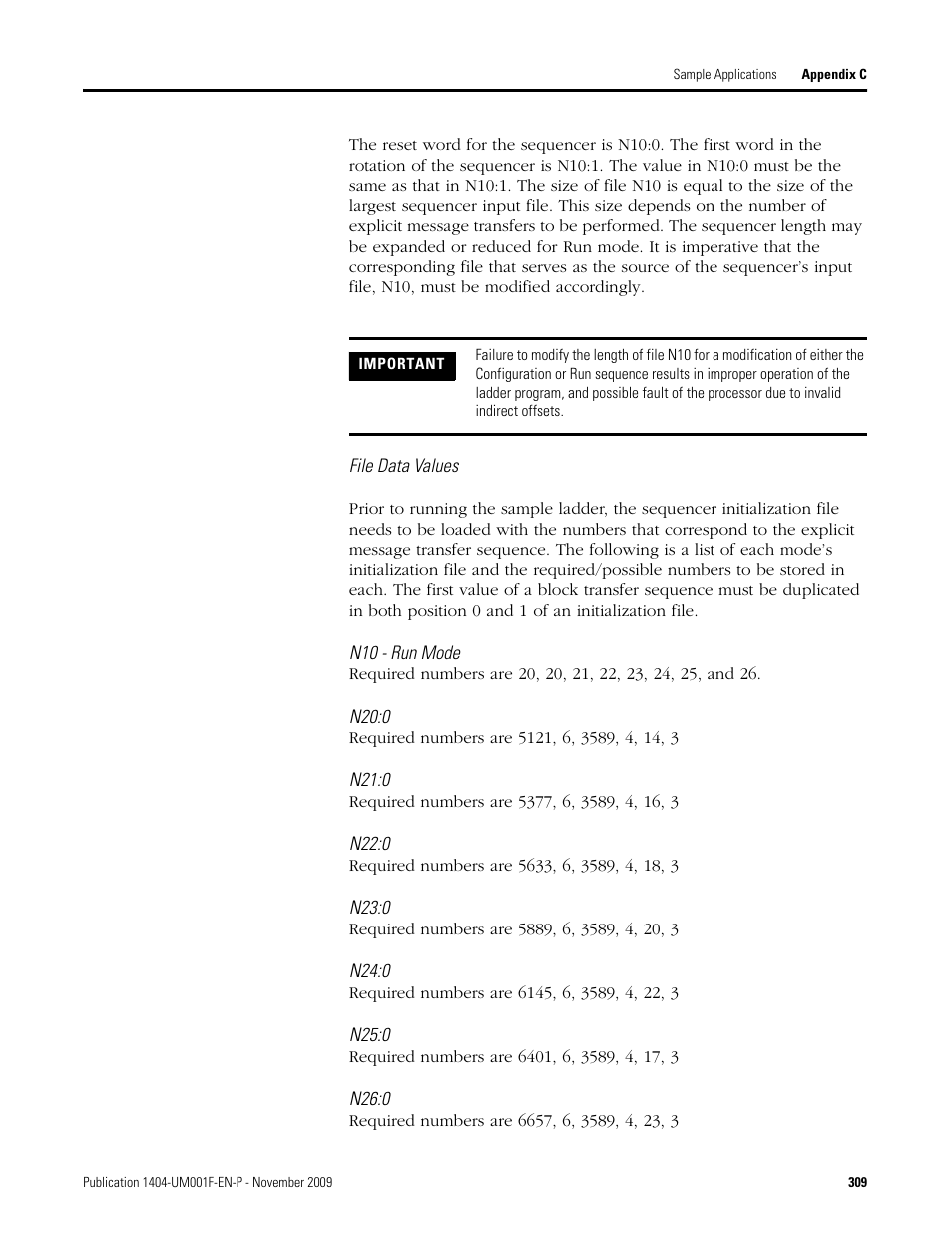 Rockwell Automation 1404-M4_M5_M6_M8 Powermonitor 3000 User Manual, Firmware rev. 3.0 or LATER User Manual | Page 309 / 356