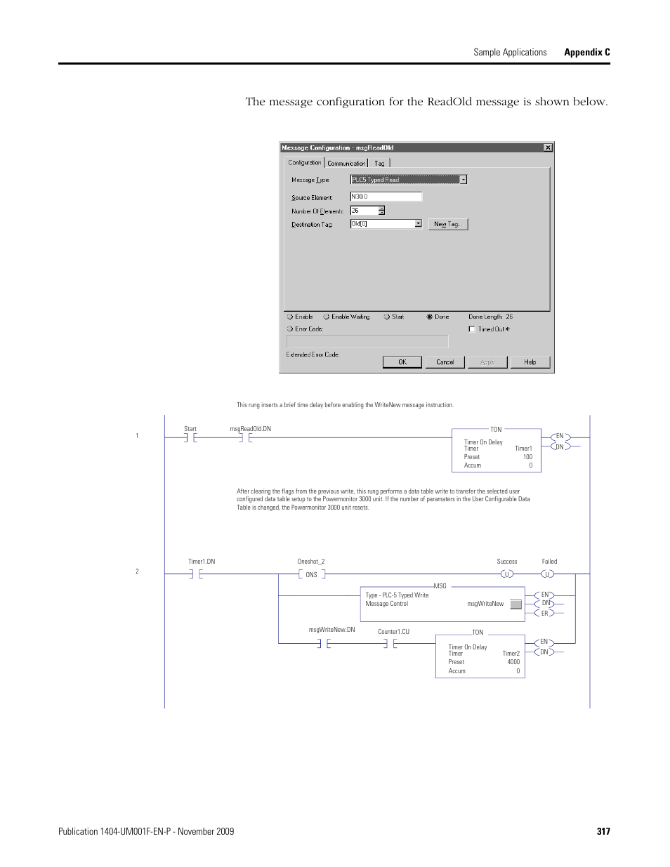 Rockwell Automation 1404-M4_M5_M6_M8 Powermonitor 3000 User Manual, Firmware rev. 3.0 or LATER User Manual | Page 317 / 356