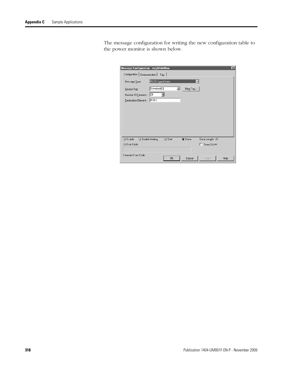 Rockwell Automation 1404-M4_M5_M6_M8 Powermonitor 3000 User Manual, Firmware rev. 3.0 or LATER User Manual | Page 318 / 356