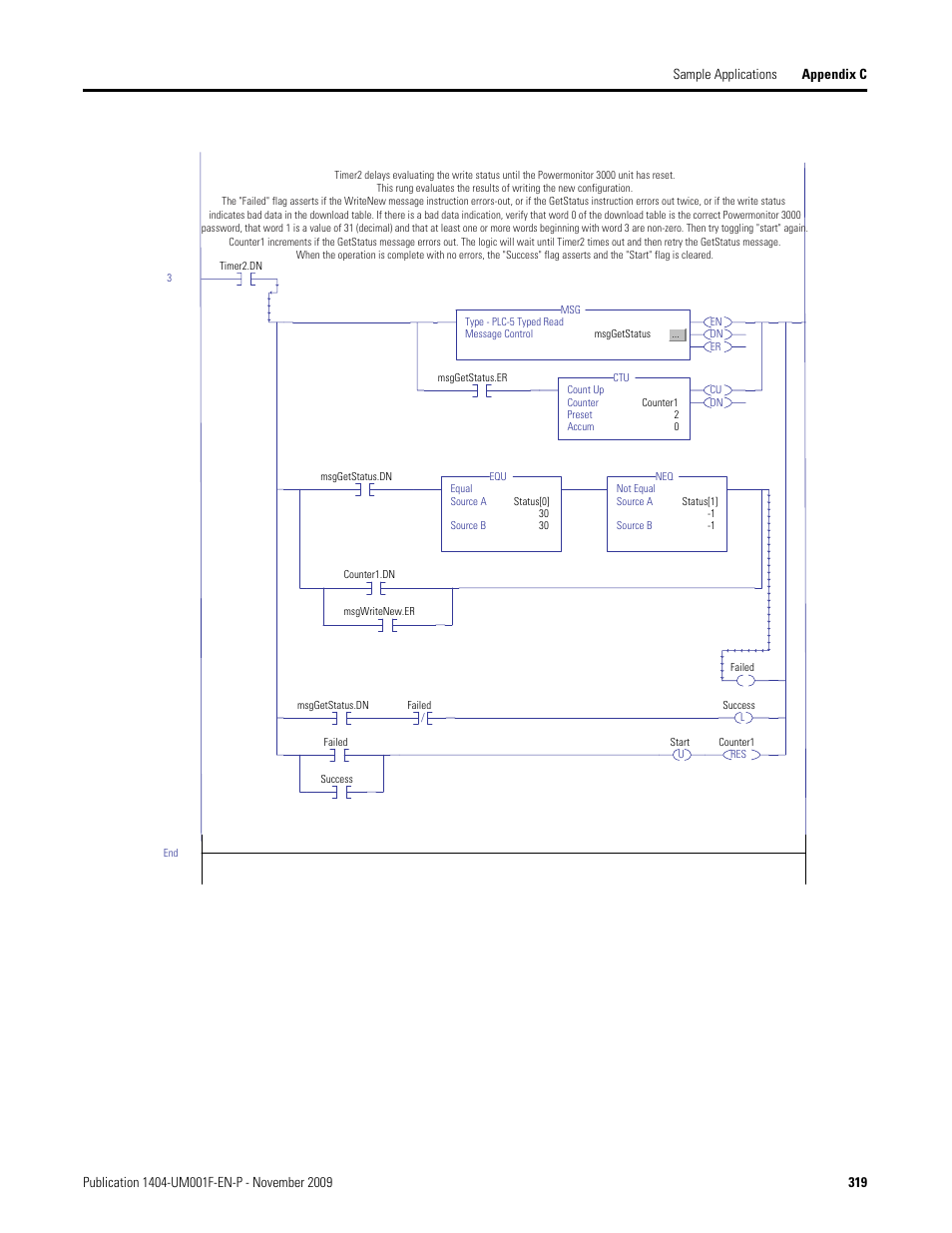 Rockwell Automation 1404-M4_M5_M6_M8 Powermonitor 3000 User Manual, Firmware rev. 3.0 or LATER User Manual | Page 319 / 356