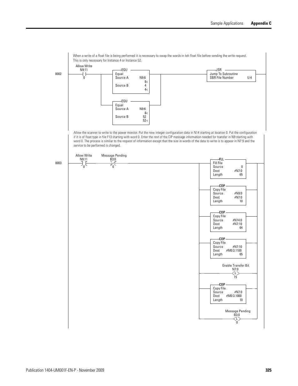 Rockwell Automation 1404-M4_M5_M6_M8 Powermonitor 3000 User Manual, Firmware rev. 3.0 or LATER User Manual | Page 325 / 356
