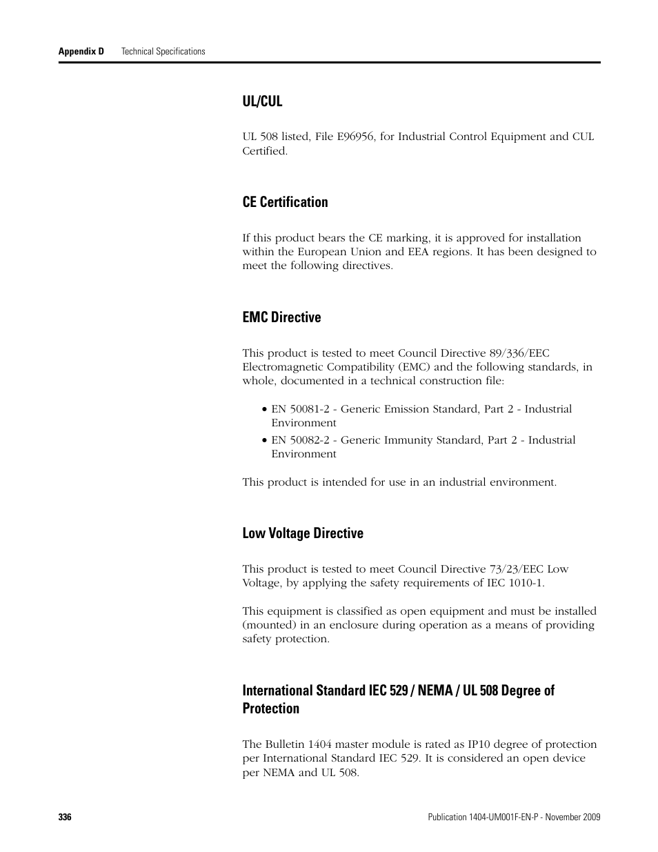 Rockwell Automation 1404-M4_M5_M6_M8 Powermonitor 3000 User Manual, Firmware rev. 3.0 or LATER User Manual | Page 336 / 356