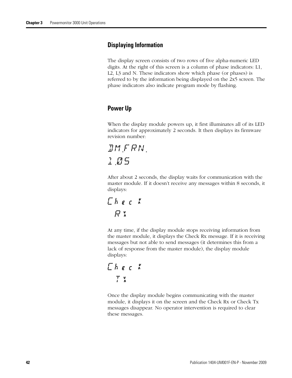 Rockwell Automation 1404-M4_M5_M6_M8 Powermonitor 3000 User Manual, Firmware rev. 3.0 or LATER User Manual | Page 42 / 356